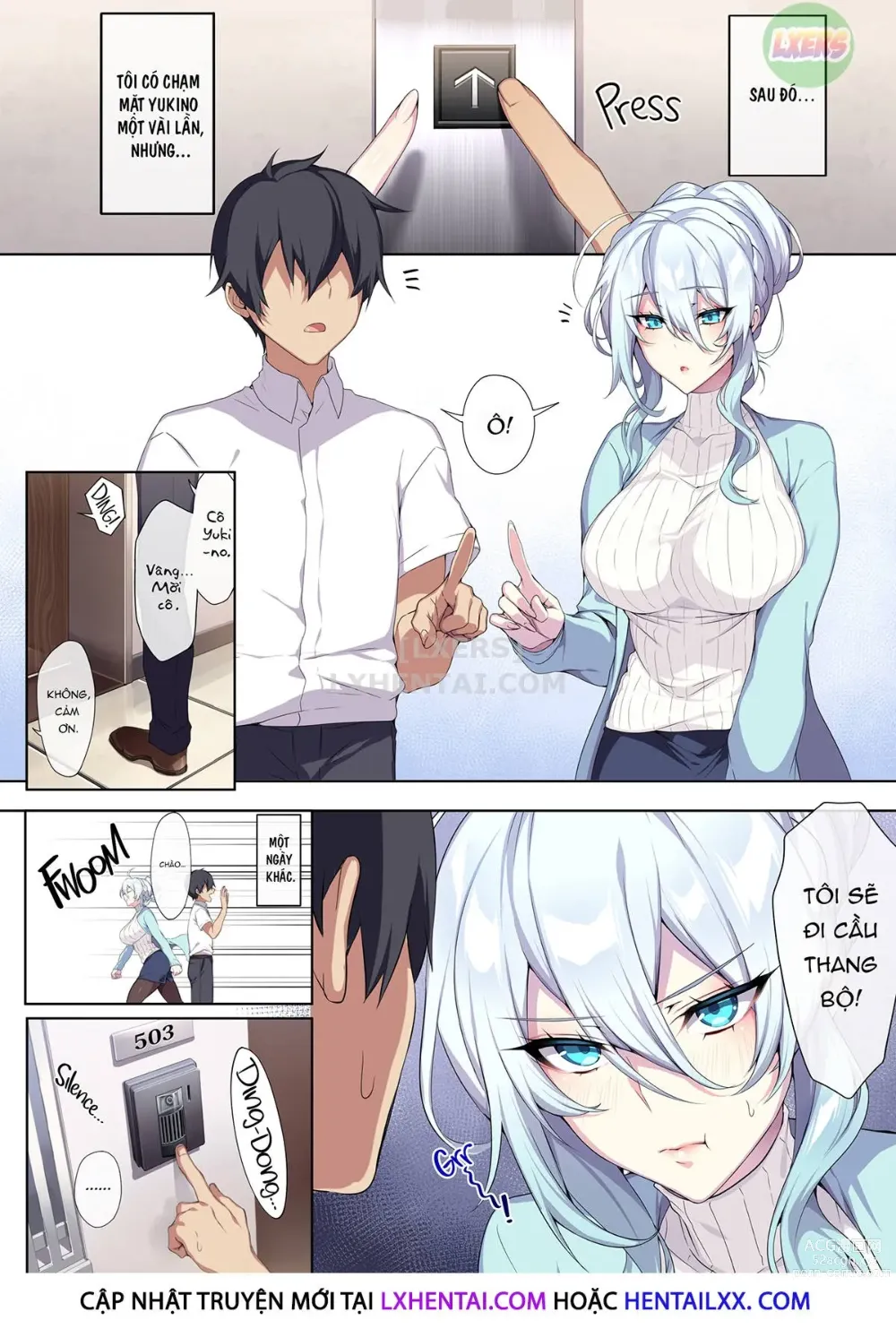 Page 16 of doujinshi Hitozukiai ga Nigate na Miboujin no Yukionna-san to Noroi no Yubiwa