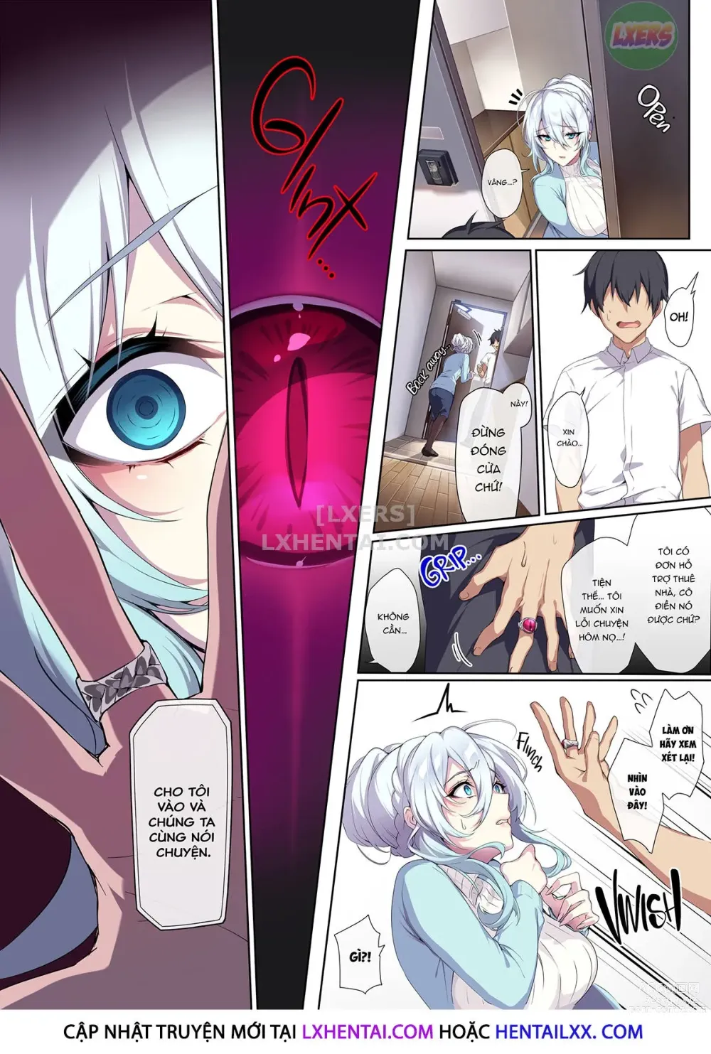 Page 19 of doujinshi Hitozukiai ga Nigate na Miboujin no Yukionna-san to Noroi no Yubiwa