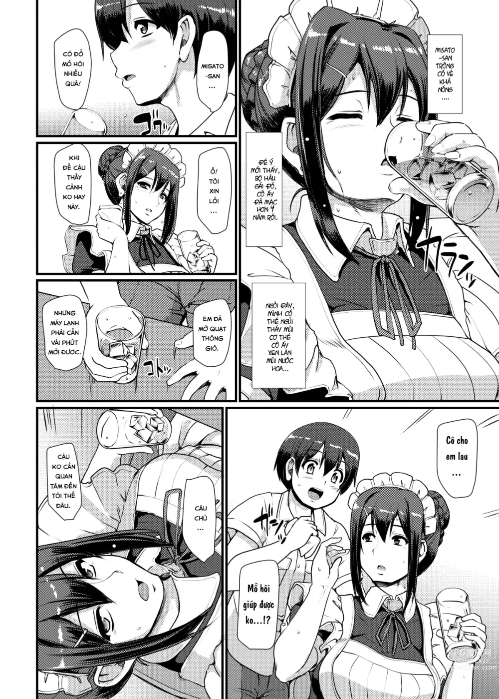 Page 53 of doujinshi Maid no Oshigoto.  I + II + III