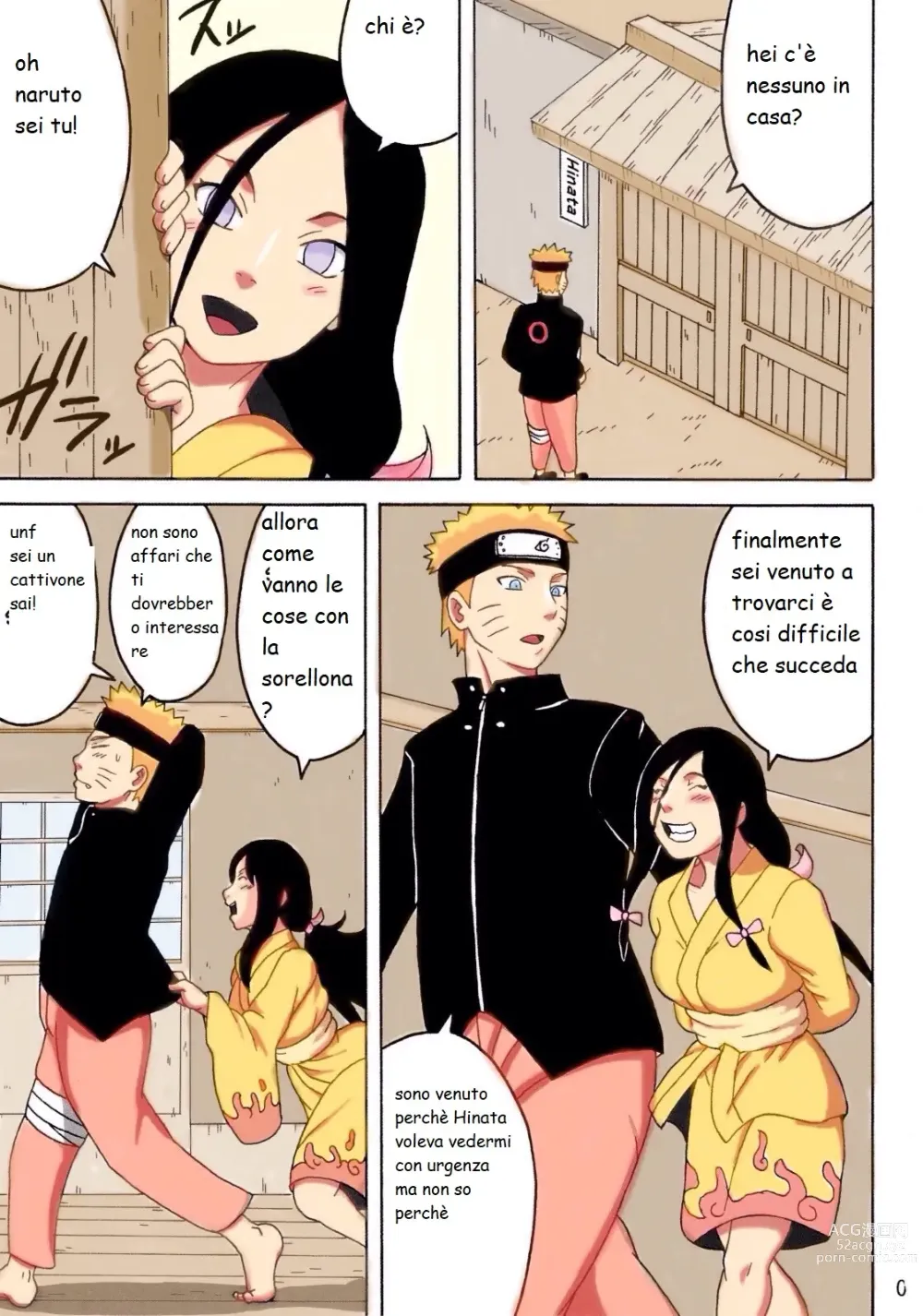 Page 4 of doujinshi la prima volta di hinata