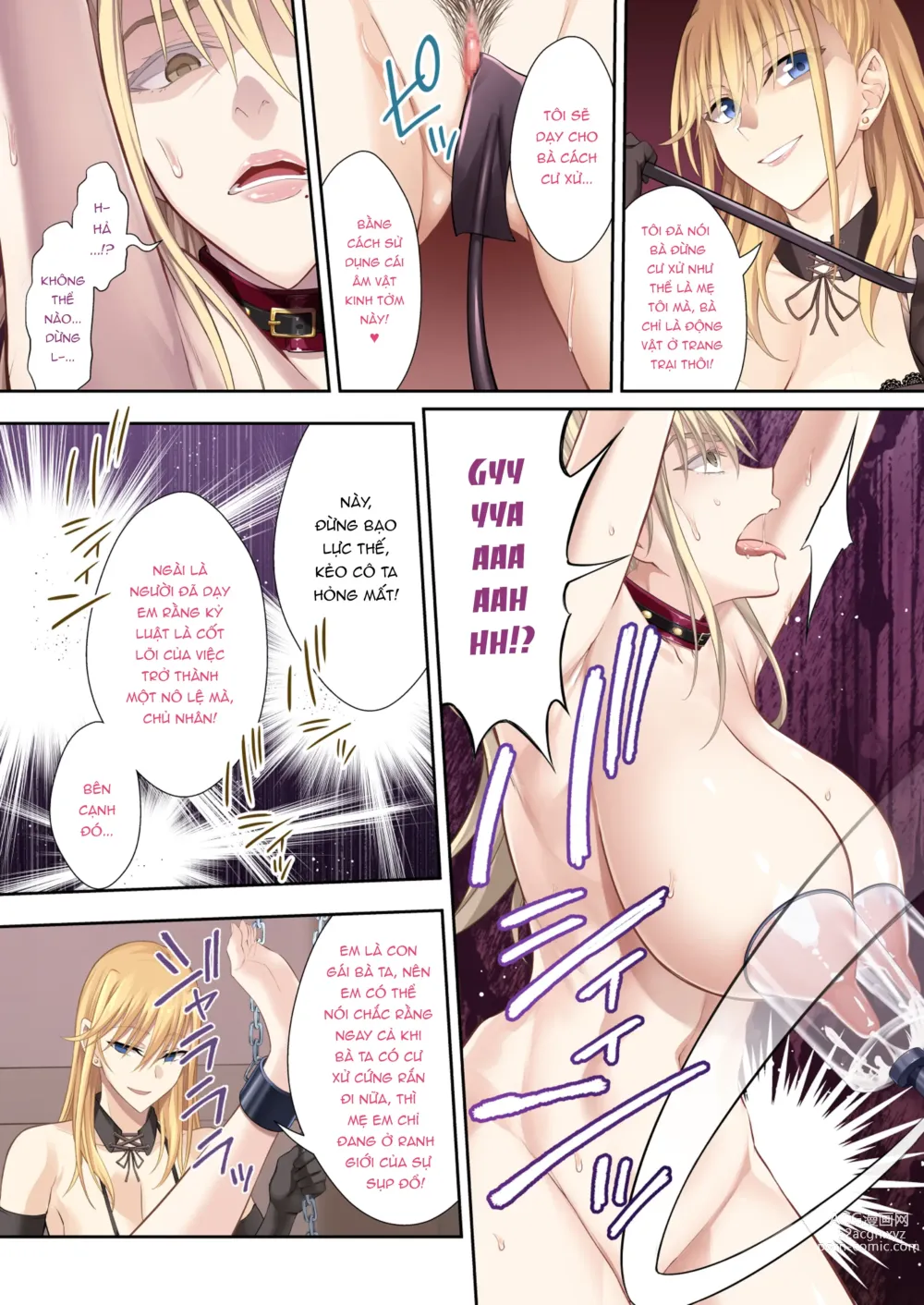 Page 29 of doujinshi Kinpatsu Bakunyuu no Russia Hitoduma Gakuenchou Koudou Maria ga Ochirumade