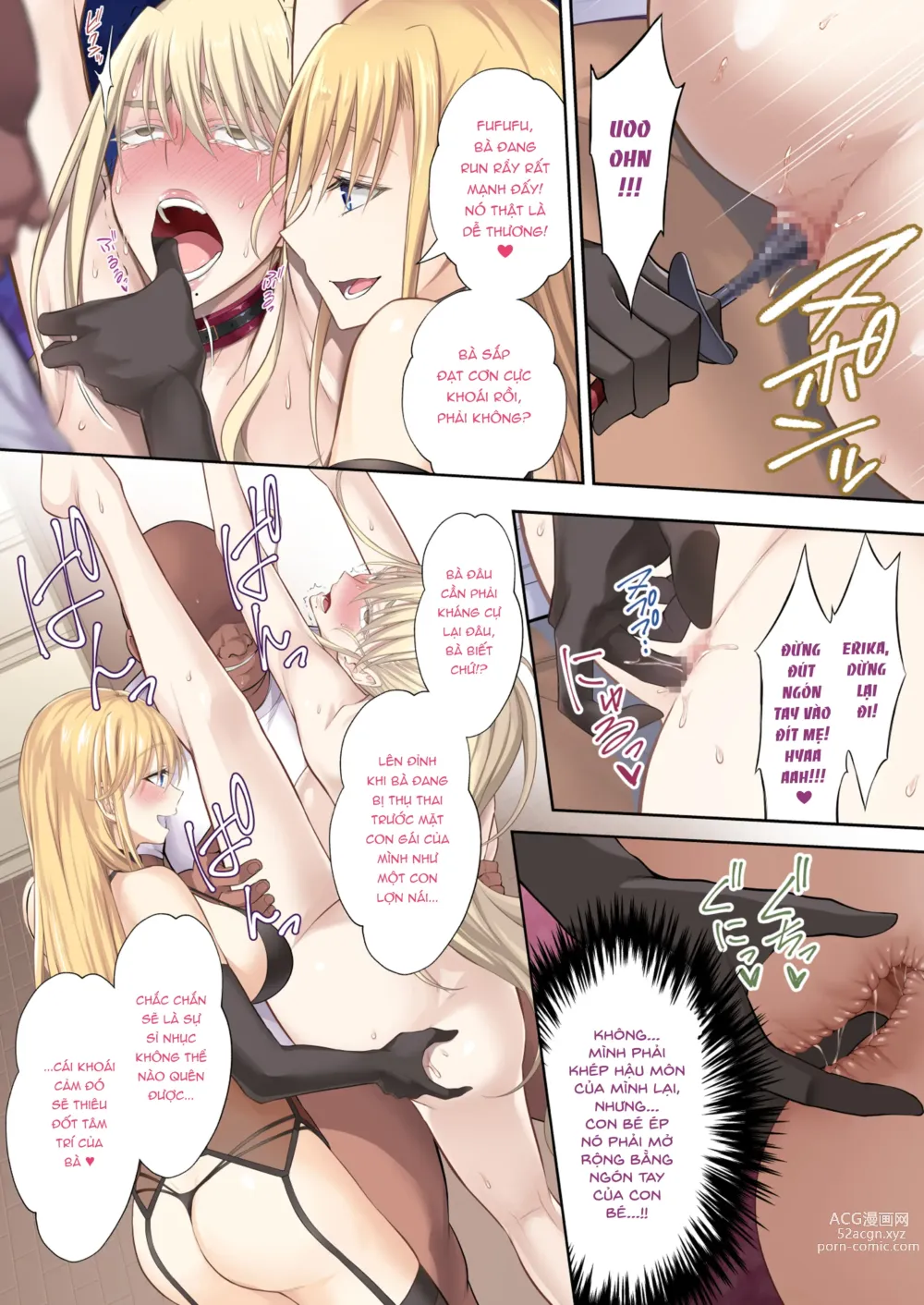 Page 36 of doujinshi Kinpatsu Bakunyuu no Russia Hitoduma Gakuenchou Koudou Maria ga Ochirumade