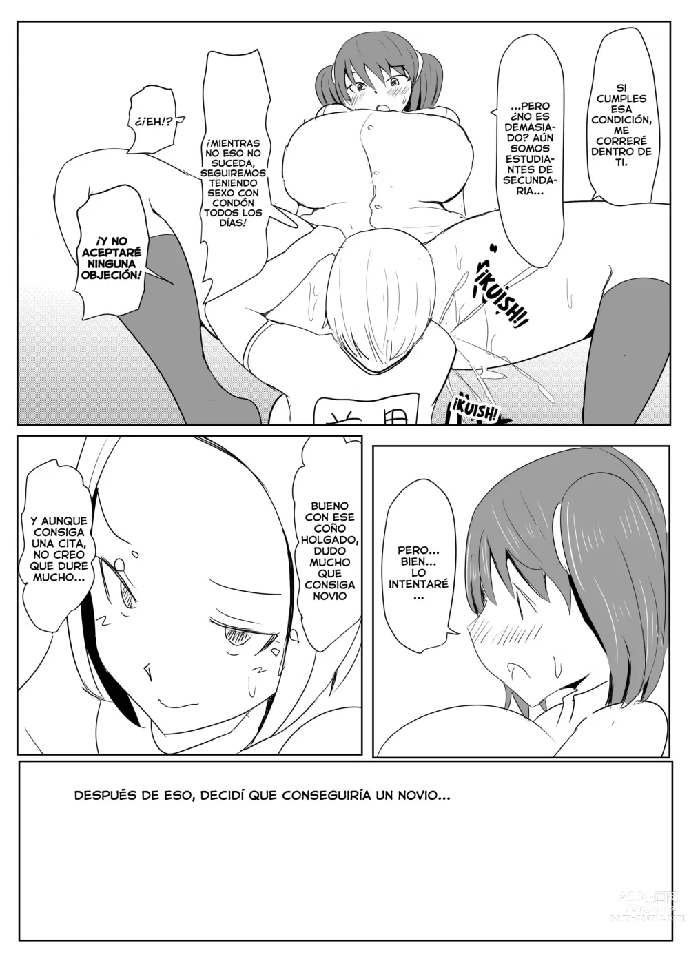 Page 29 of doujinshi Diario de Apareamiento de Yarichin Futanarikko Edición JK Parte 2