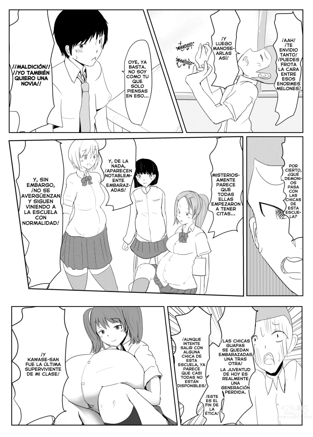 Page 32 of doujinshi Diario de Apareamiento de Yarichin Futanarikko Edición JK Parte 2