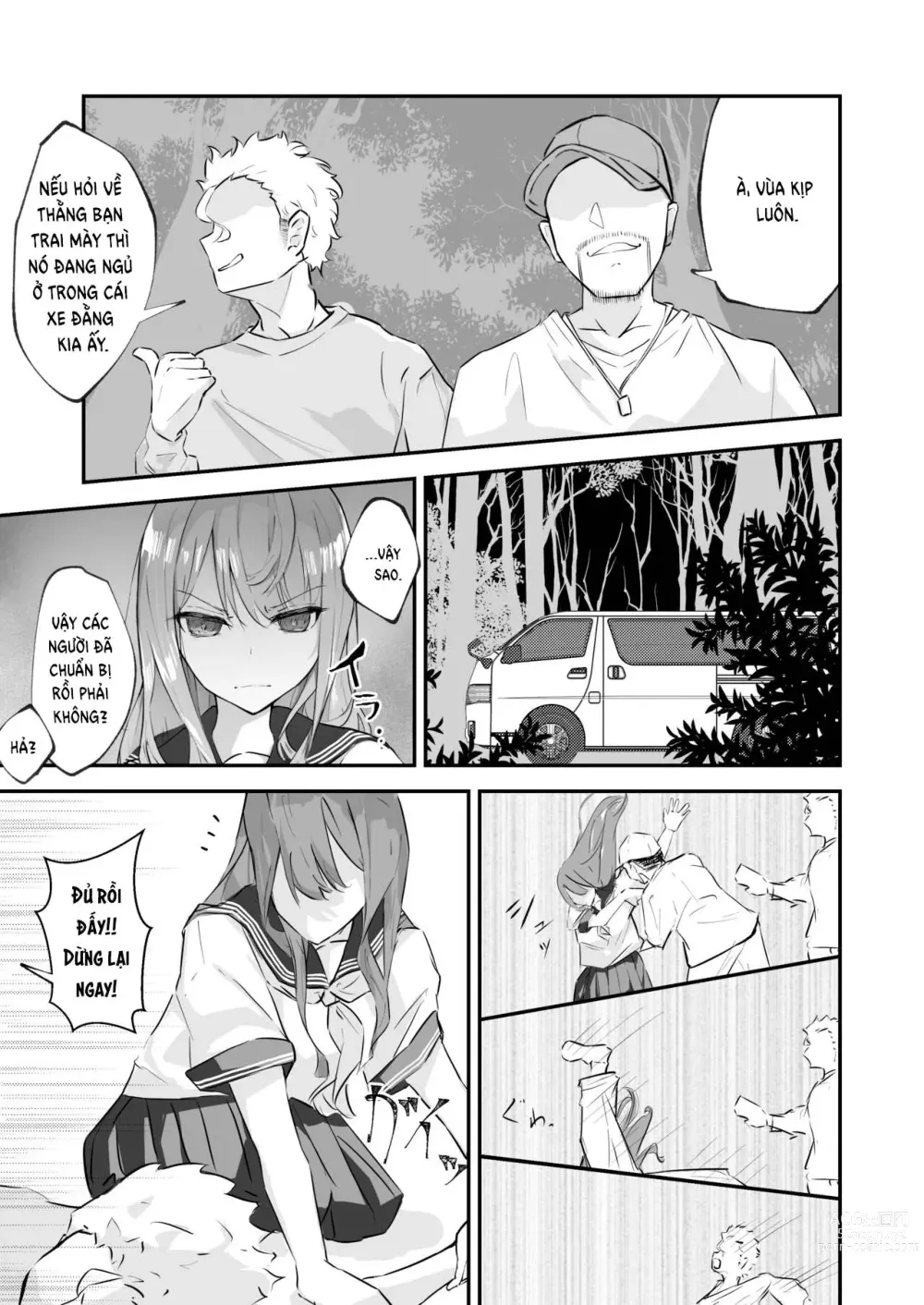 Page 14 of doujinshi JK Kuppuku Kousoku 1 + 2 ~Aikidou Shoujo ga Maketa Hi~