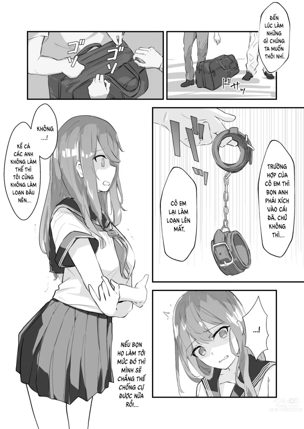 Page 22 of doujinshi JK Kuppuku Kousoku 1 + 2 ~Aikidou Shoujo ga Maketa Hi~