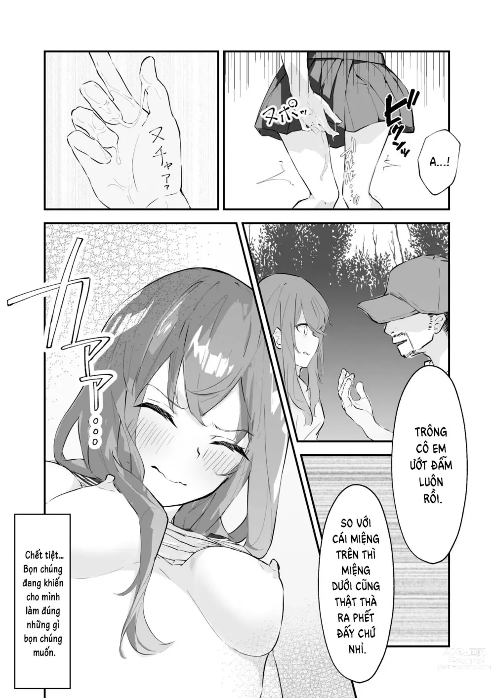 Page 35 of doujinshi JK Kuppuku Kousoku 1 + 2 ~Aikidou Shoujo ga Maketa Hi~