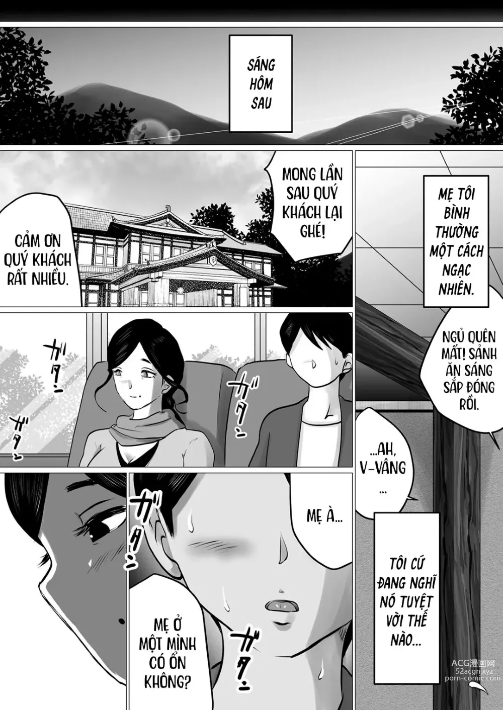 Page 52 of doujinshi Cùng mẹ đi suối nước nóng