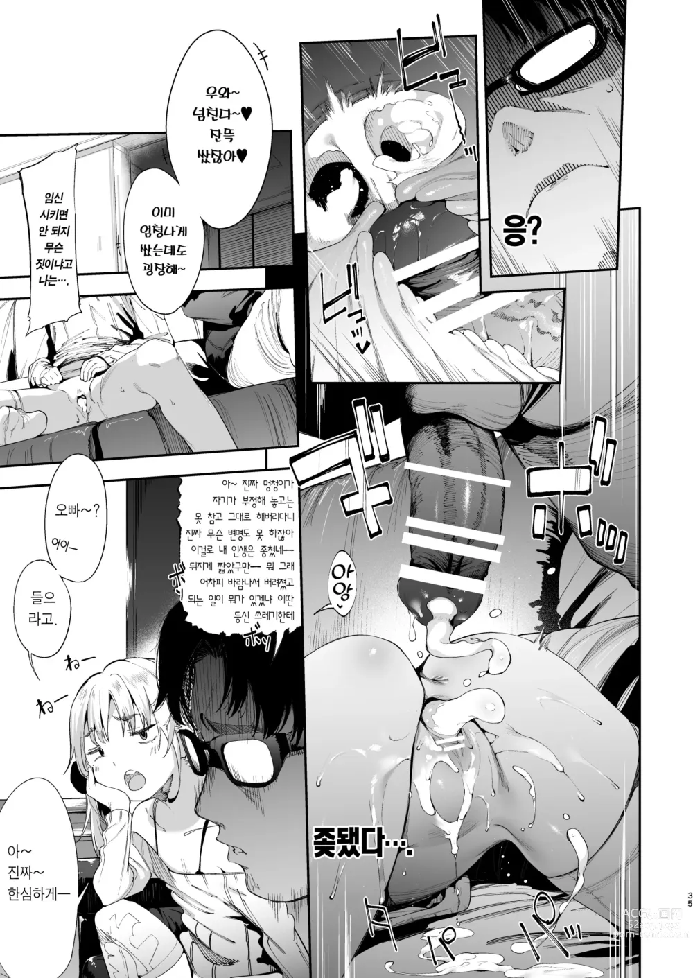 Page 35 of doujinshi 메스가키 리나쨩