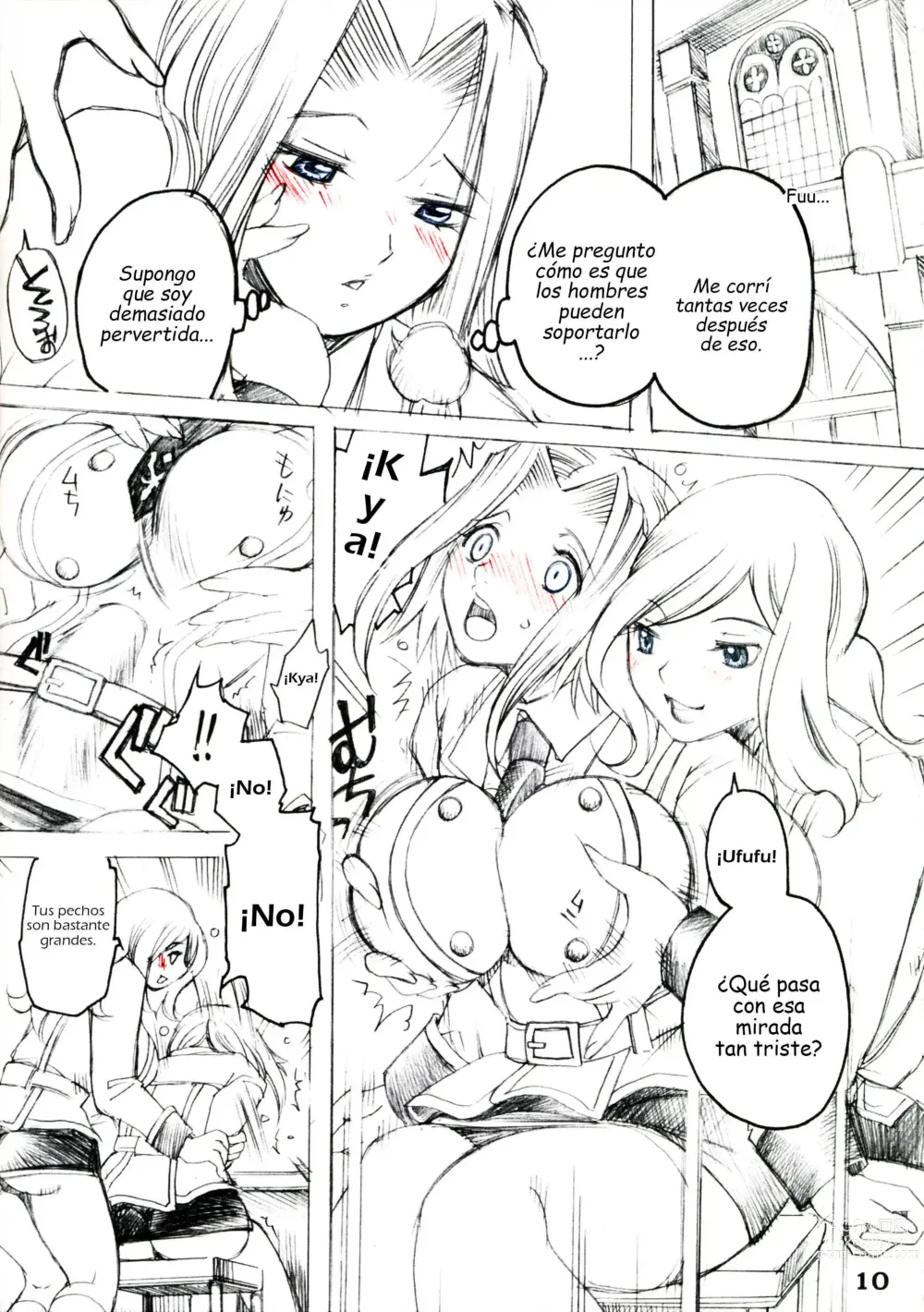 Page 10 of doujinshi Futanari Kallen x Kyonyuu Milly