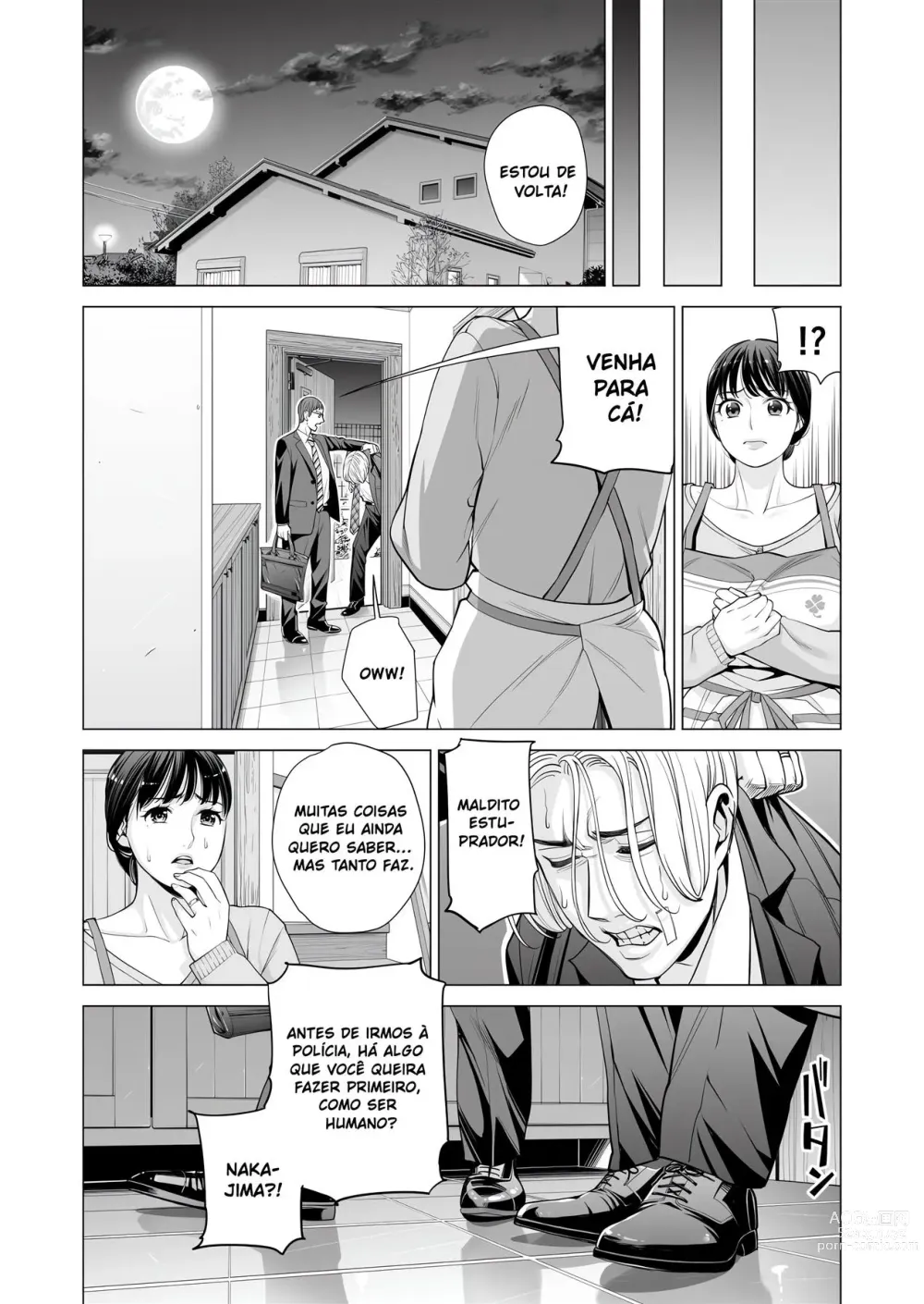 Page 26 of doujinshi Tsukiyo no Midare Zake ~Hitozuma wa Yoitsubureta Otto no Soba de Douryou ni Netorareru~