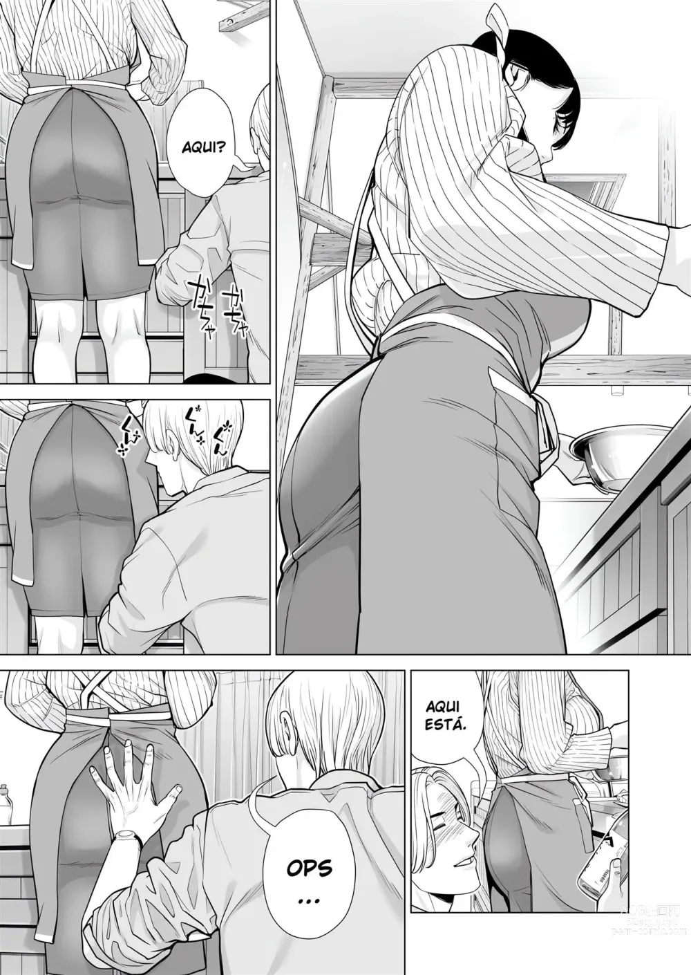 Page 24 of doujinshi Tsukiyo no Midarezake ~Hitozuma wa Yoitsubureta Otto no Soba de Douryou ni Netorareru~