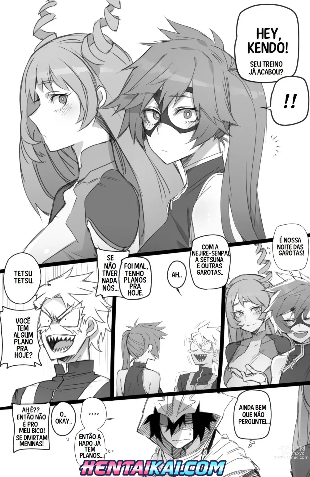 Page 2 of doujinshi MY HERO Christmas HAREM