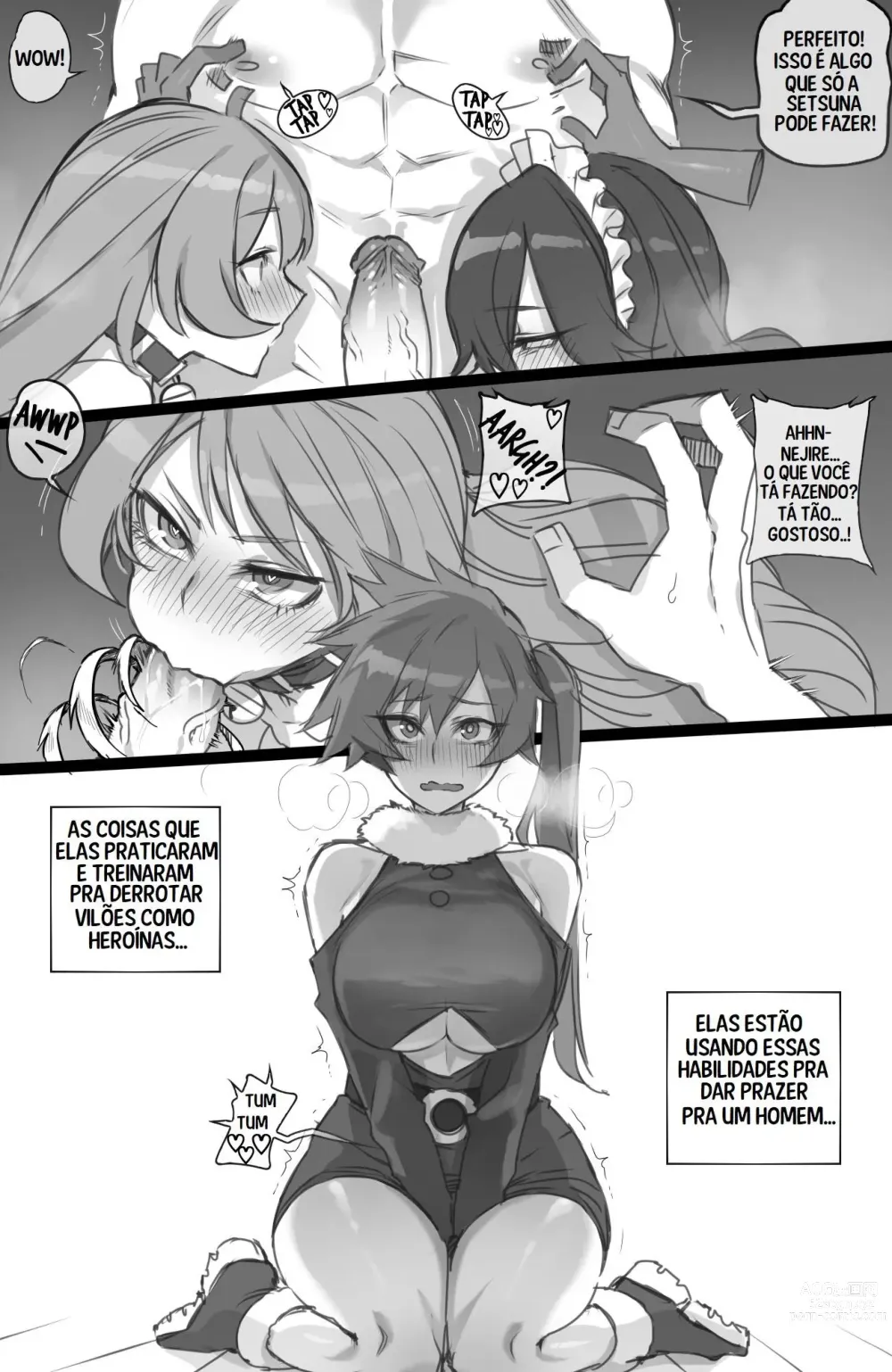 Page 8 of doujinshi MY HERO Christmas HAREM