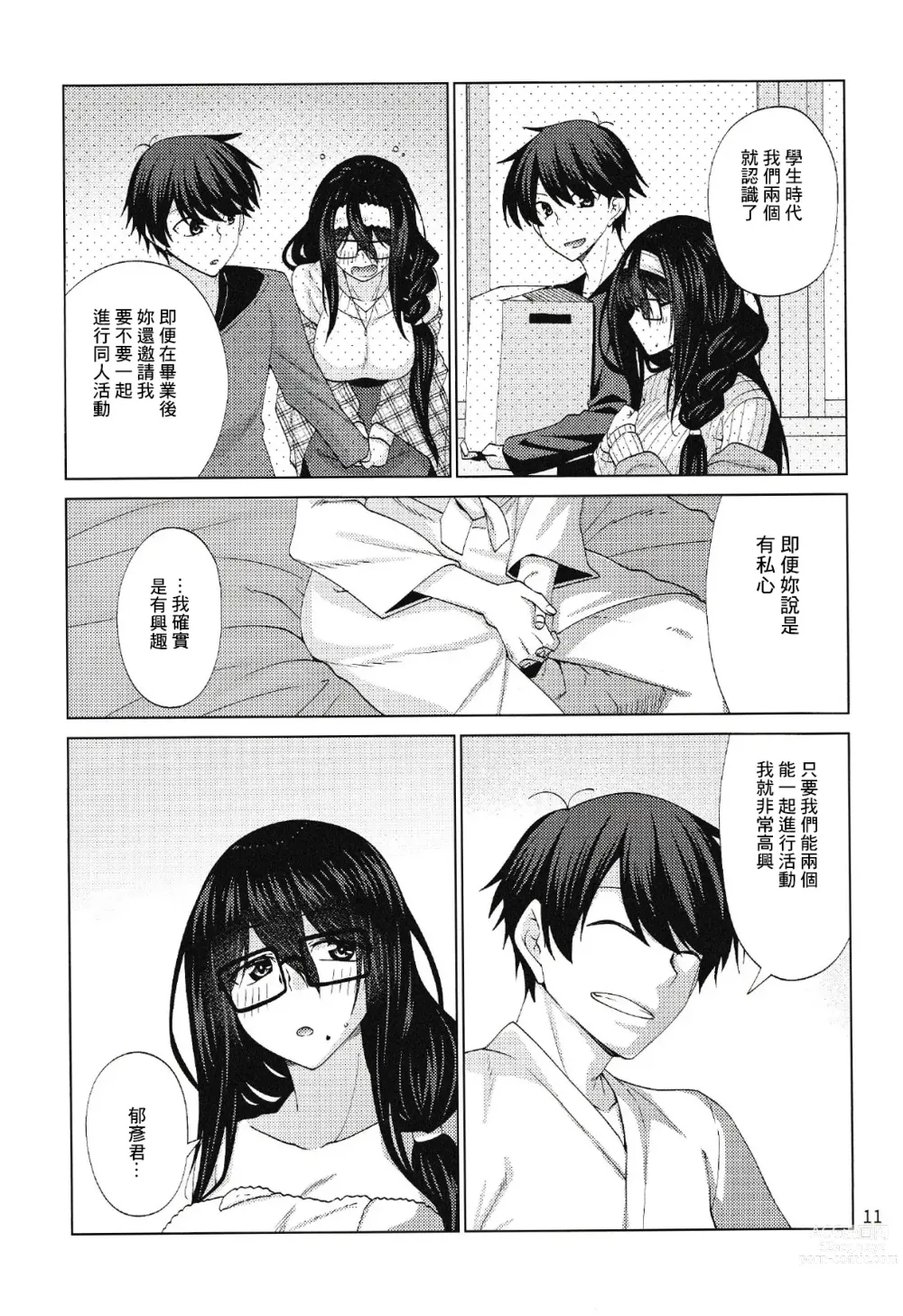 Page 10 of doujinshi Yuube wa Otanoshimi deshita ne