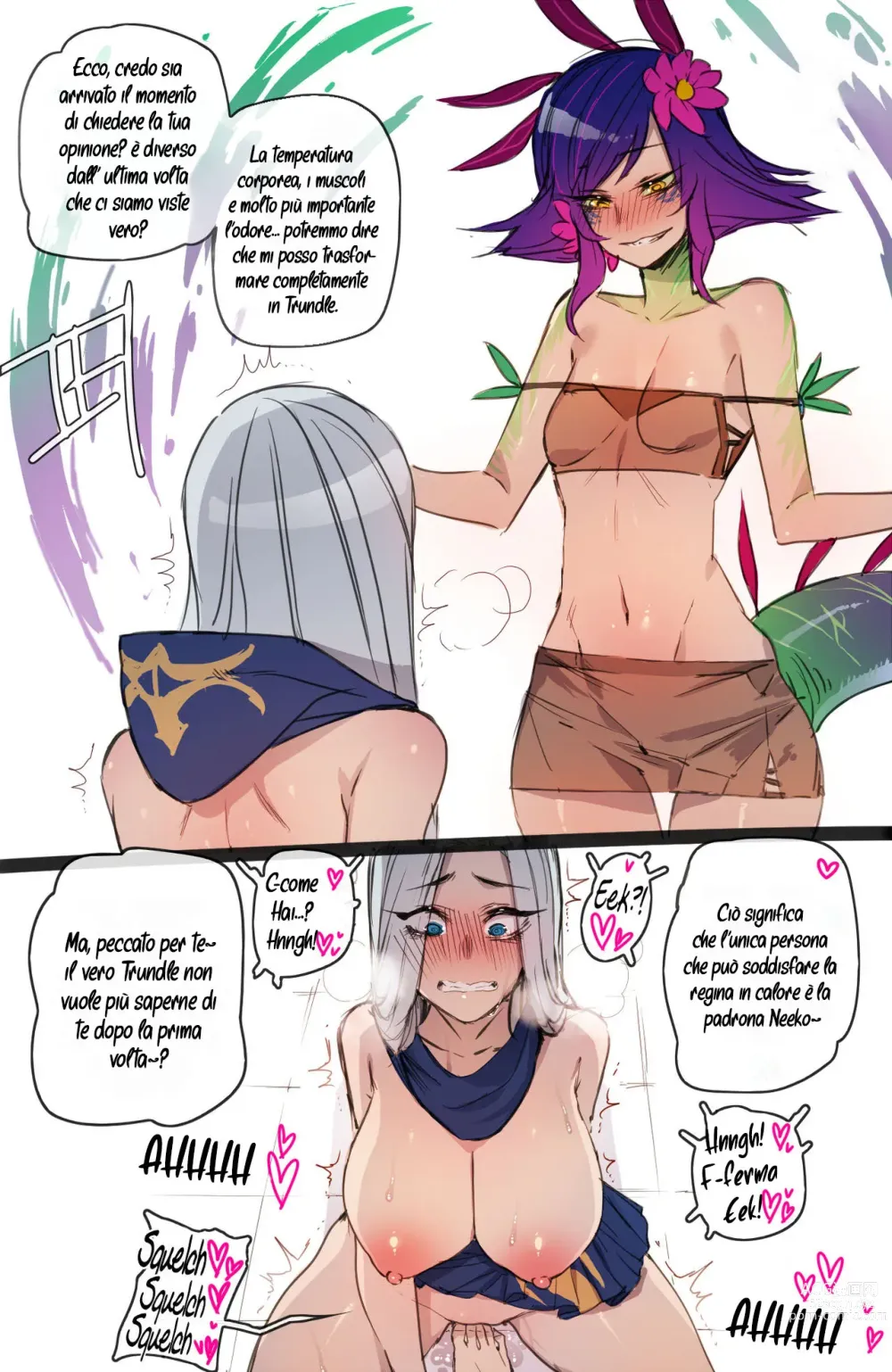 Page 12 of doujinshi Neeko nel Freljord