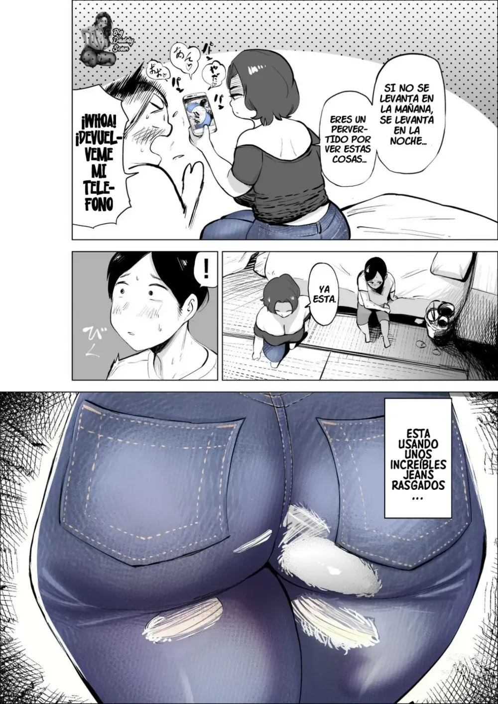 Page 9 of doujinshi La Mamá de Mi Amigo Que Usa Unos Jeans Da Miedo Pero Esta Bendecida Con Un Gran Trasero