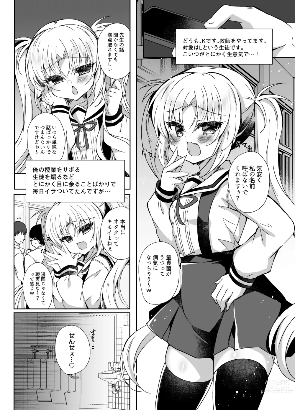 Page 4 of doujinshi Saimin tte Subarashii! Namaiki Mesugaki Saimin Choukyou Nikki