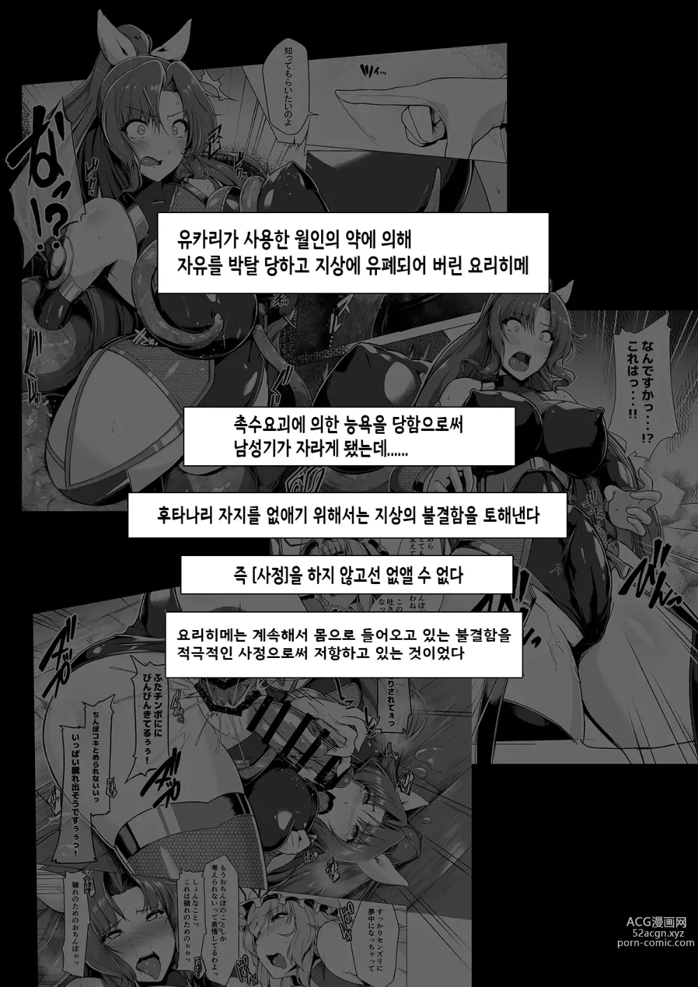 Page 3 of doujinshi 대마무녀 요리히메2 색욕급류