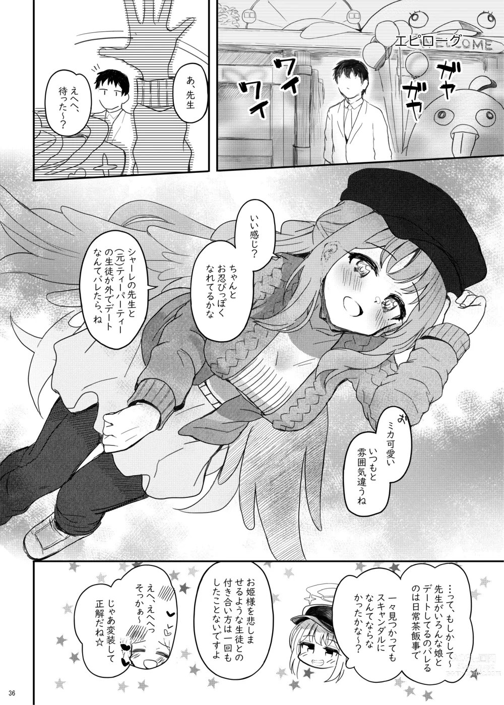 Page 35 of doujinshi Tenshi de Warui Ko DEAREST