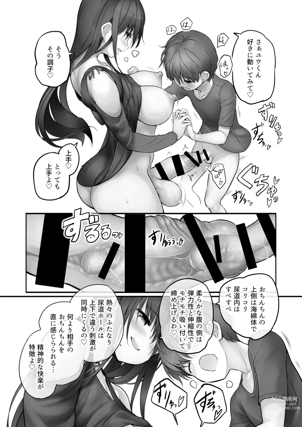 Page 25 of doujinshi Futanari Yukie-san to Naisho no Nyoudoukan