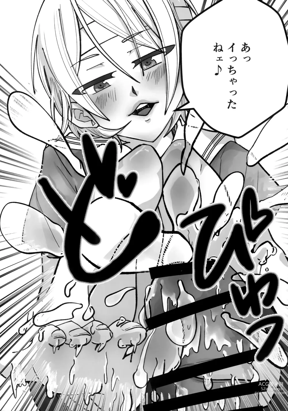 Page 36 of doujinshi Lotion Hachimaki Kyousei Shiofuki Kizetsu Zetchou