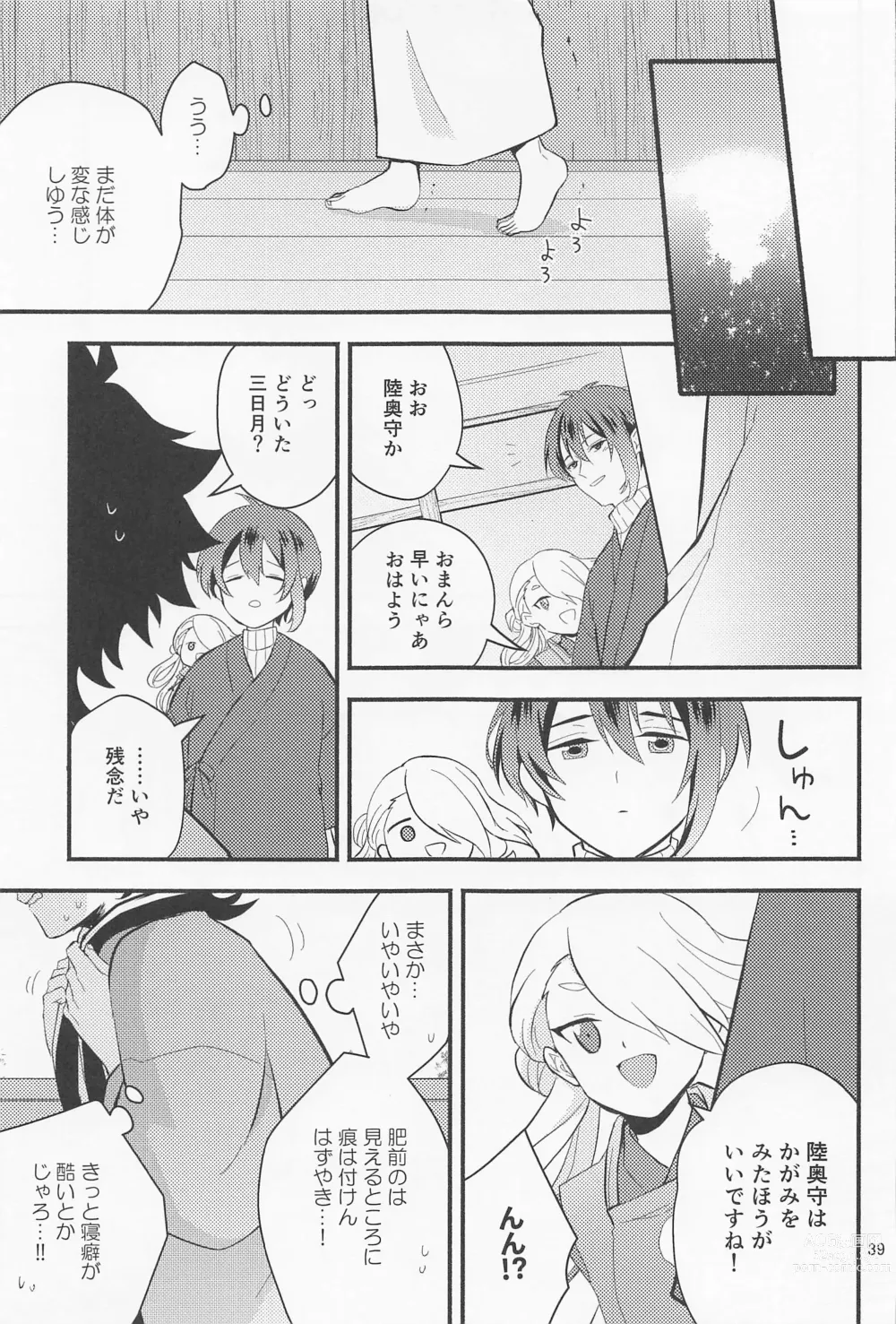 Page 37 of doujinshi Nawabari