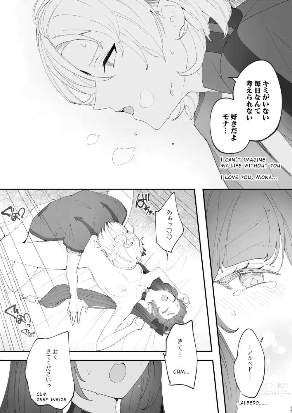 Page 36 of doujinshi Kimi wa Kawaii