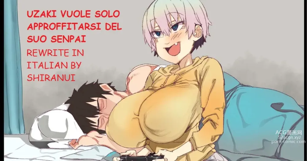 Page 1 of doujinshi uzaki vuole solo fare del sesso con il suo senpai