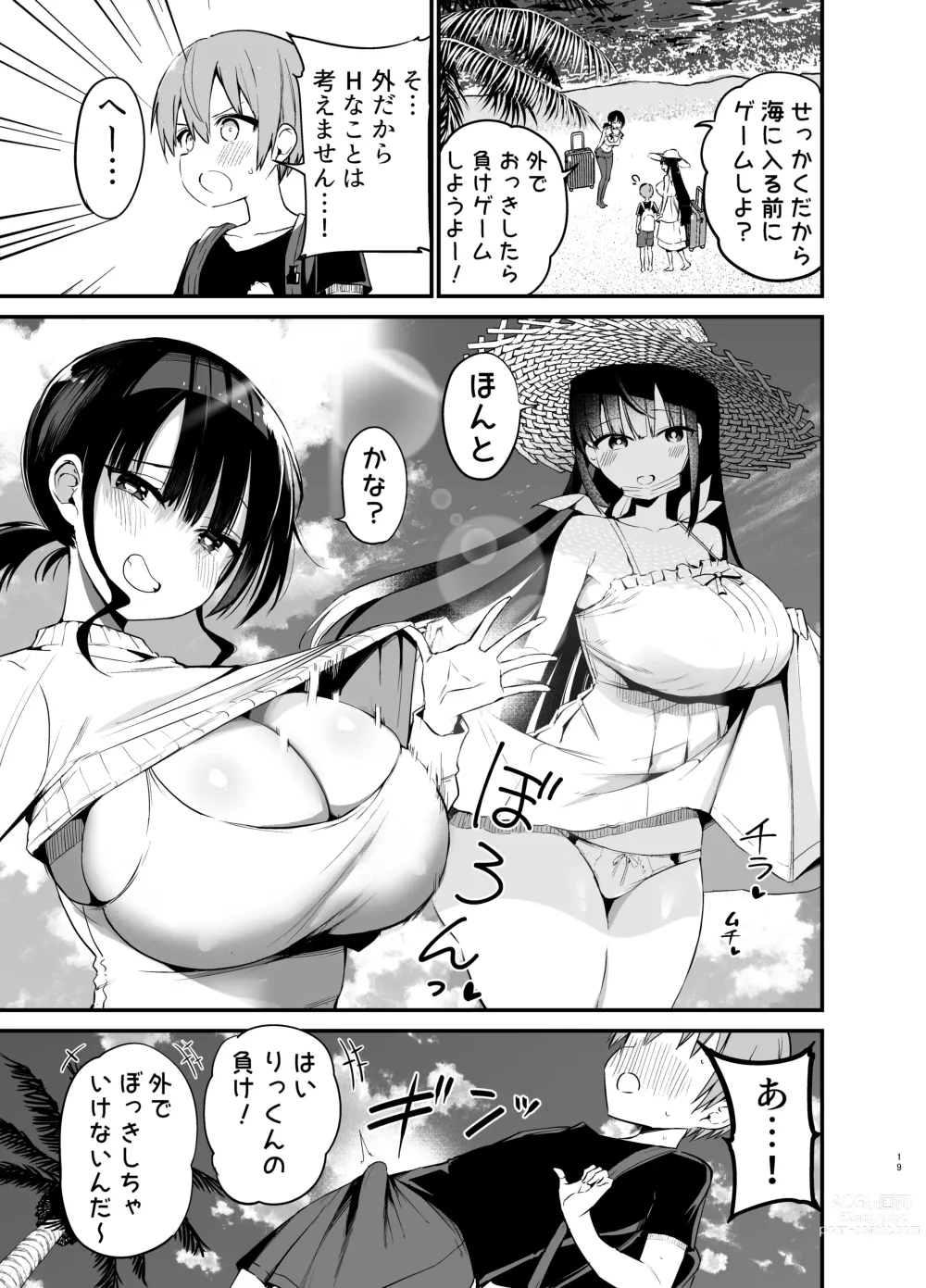 Page 19 of doujinshi Rikkun, Game Umai ne. Kakkoii ne 2