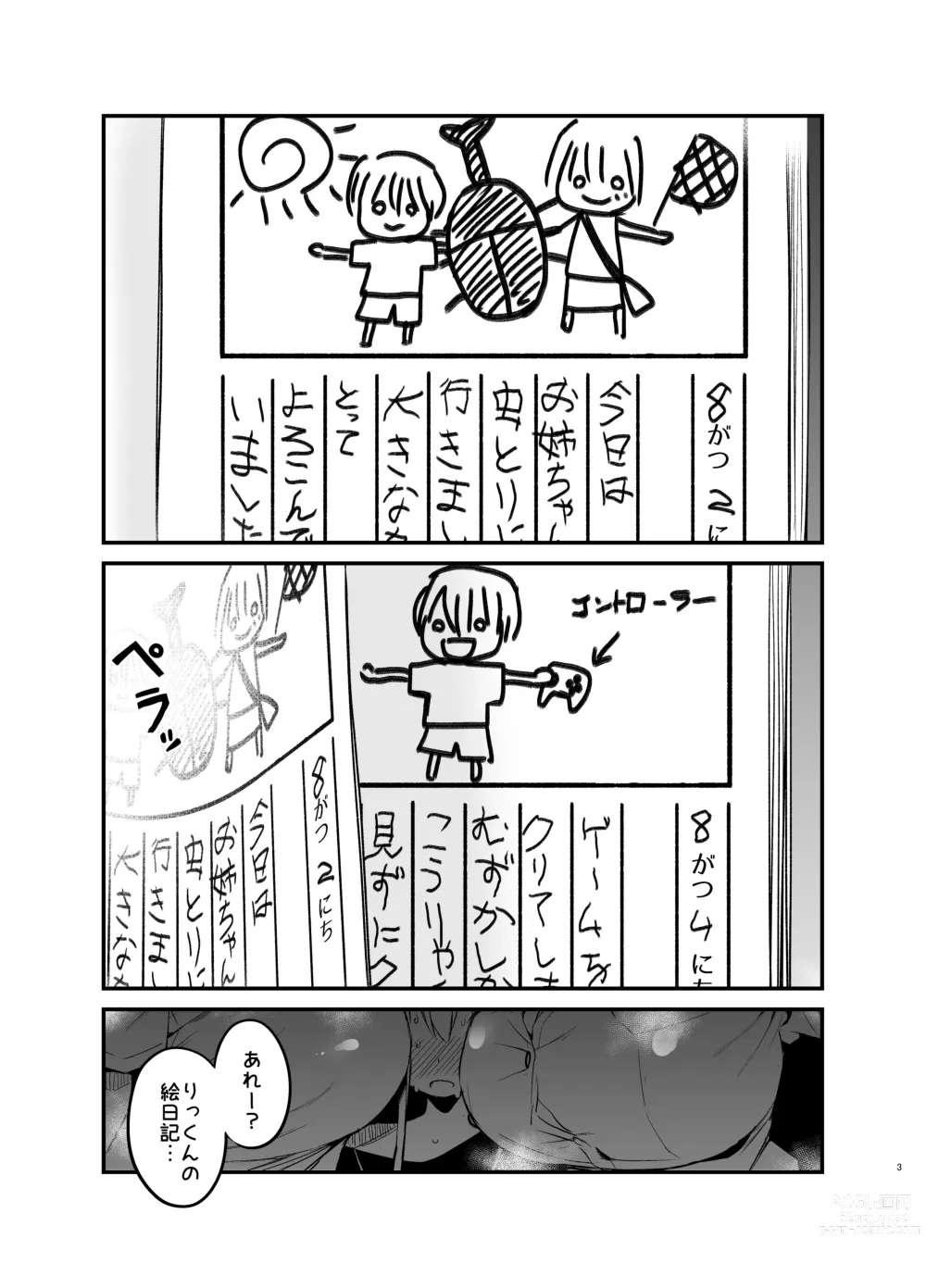 Page 3 of doujinshi Rikkun, Game Umai ne. Kakkoii ne 2