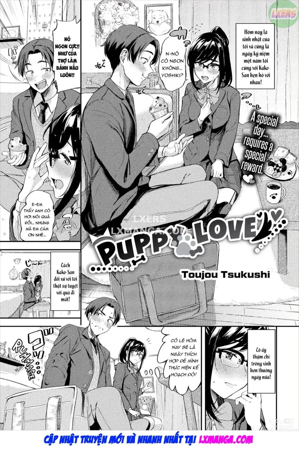 Page 1 of doujinshi Tình yêu Cún con - Oneshot