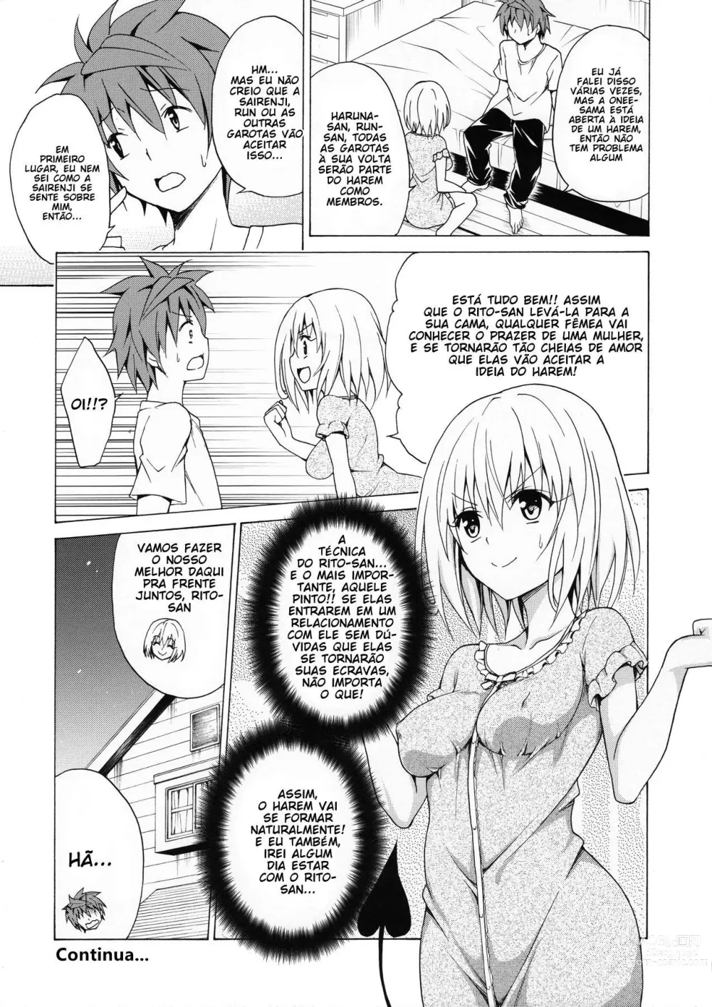 Page 36 of doujinshi Mezase! Rakuen Keikaku