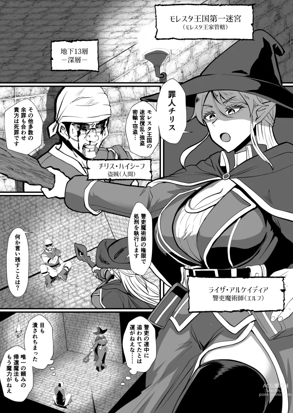 Page 2 of doujinshi Irekawari no Wana ~Elf Majutsushi Liza no Kikan~