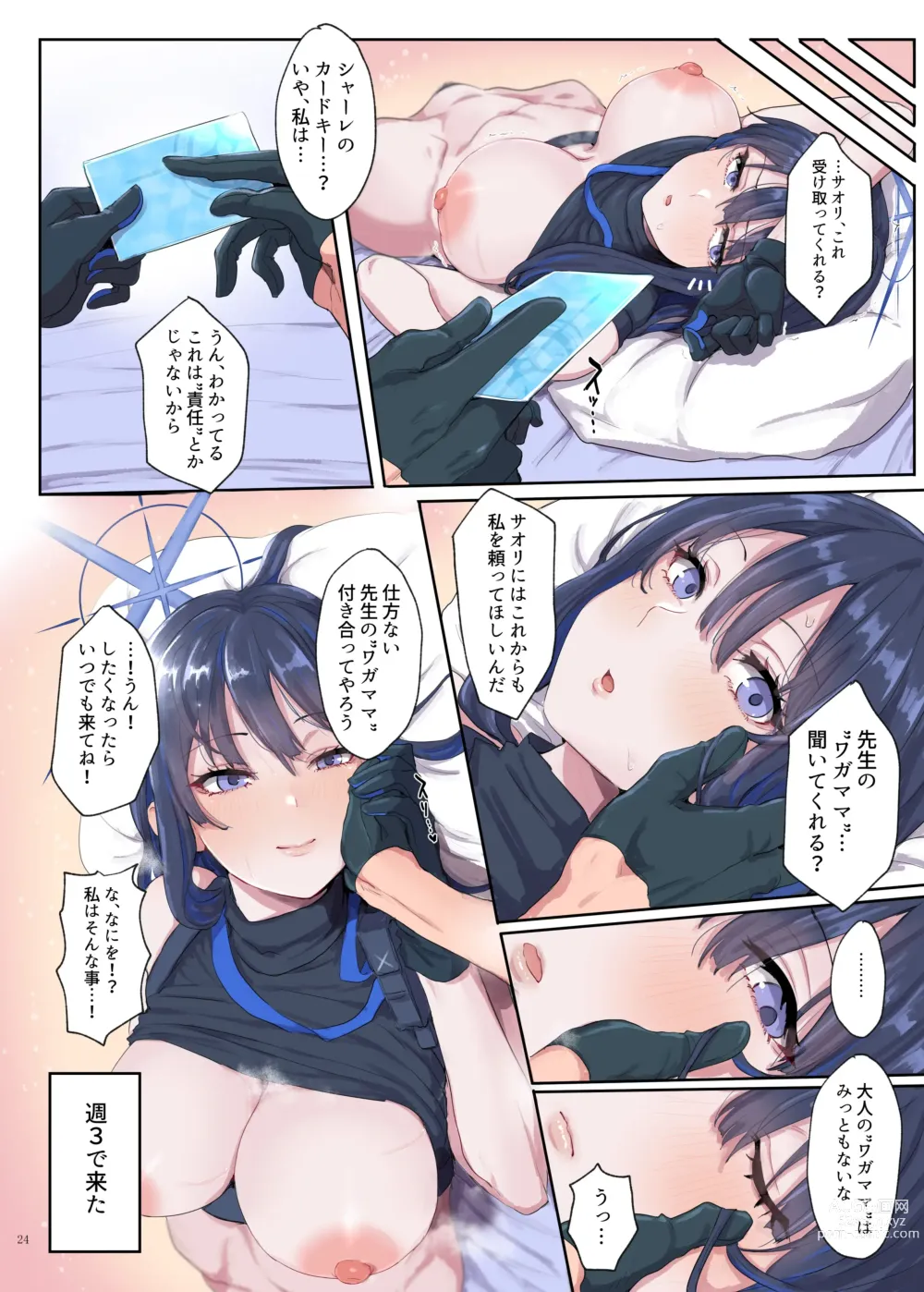 Page 26 of doujinshi Ero Archive -BlueArch Icha Love Ero Goudou-