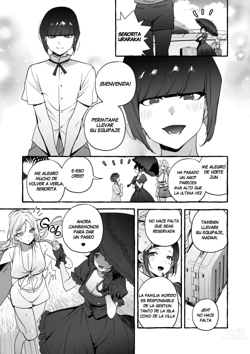 Page 4 of doujinshi Futanari-san to Nonke-san Vacance Hen