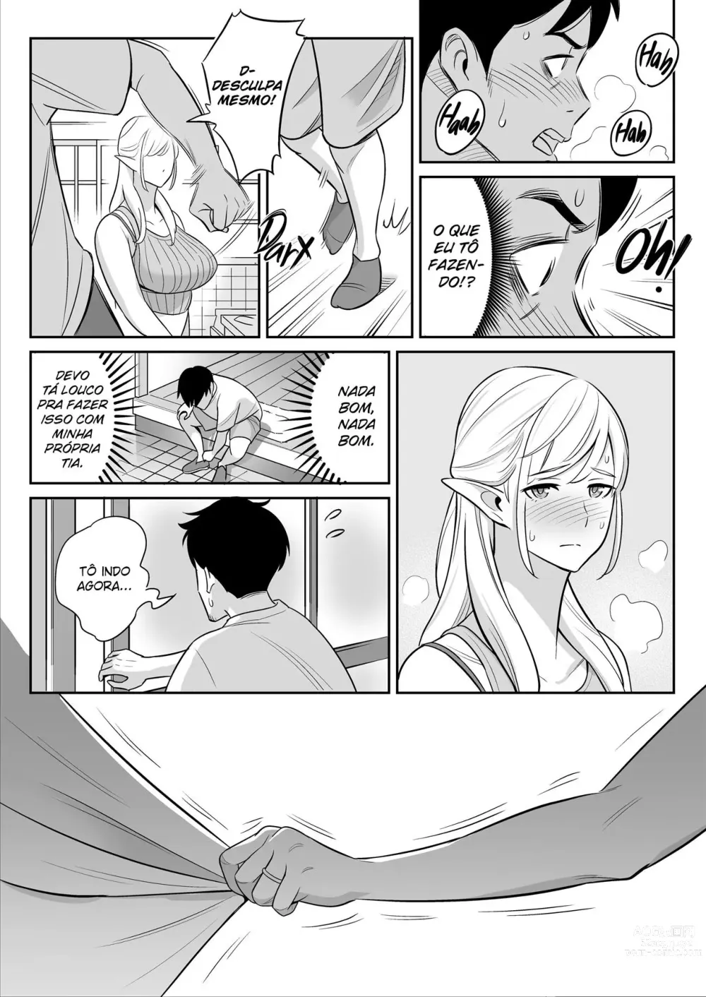 Page 13 of doujinshi O explosivo redespertar sexual da minha tia elfa