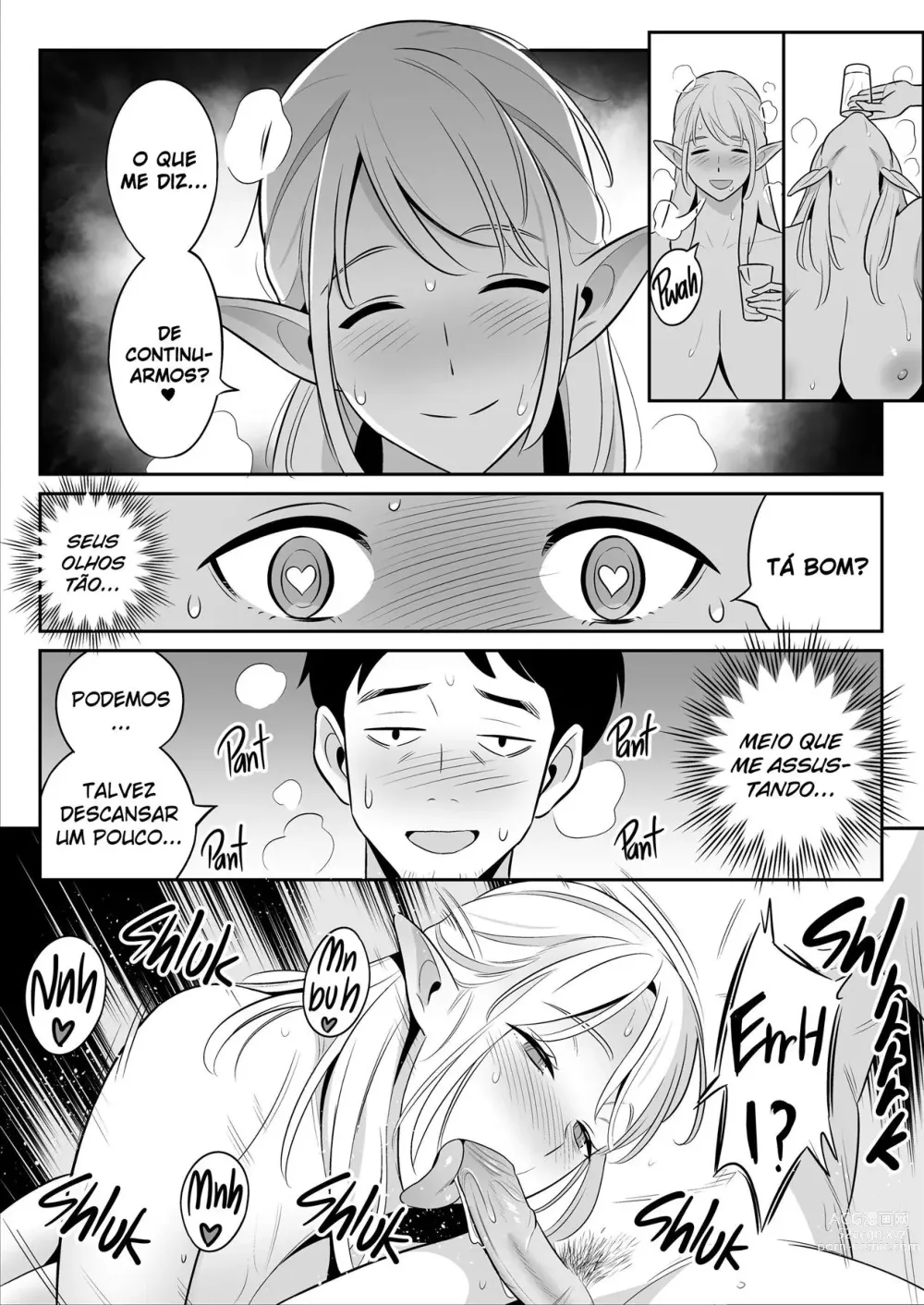 Page 46 of doujinshi O explosivo redespertar sexual da minha tia elfa