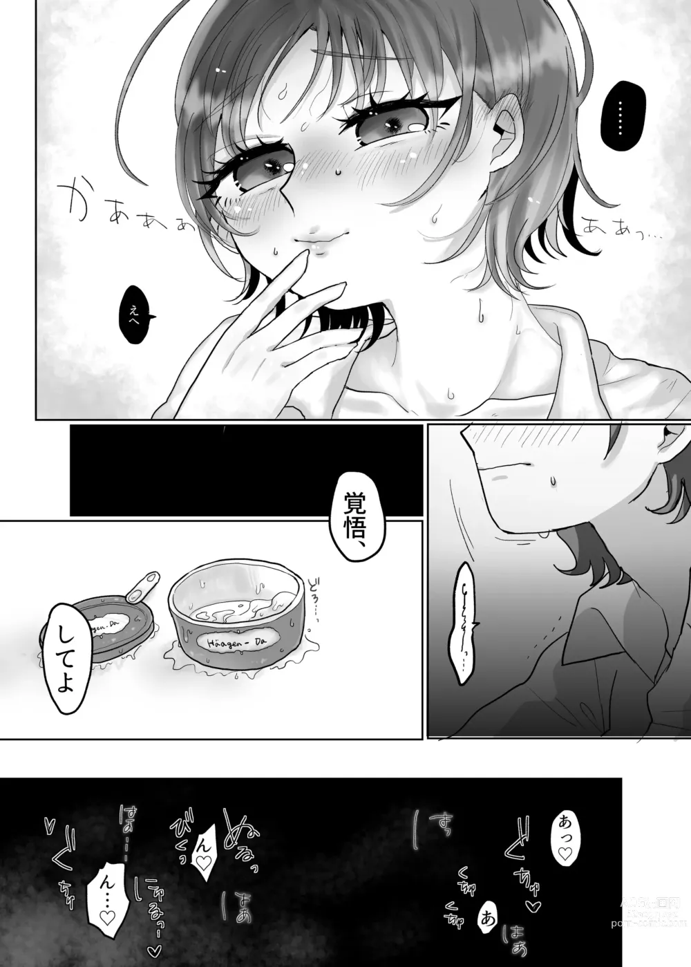 Page 9 of doujinshi Tsukiatteru MadoToo ga Natsu Ecchi suru dake