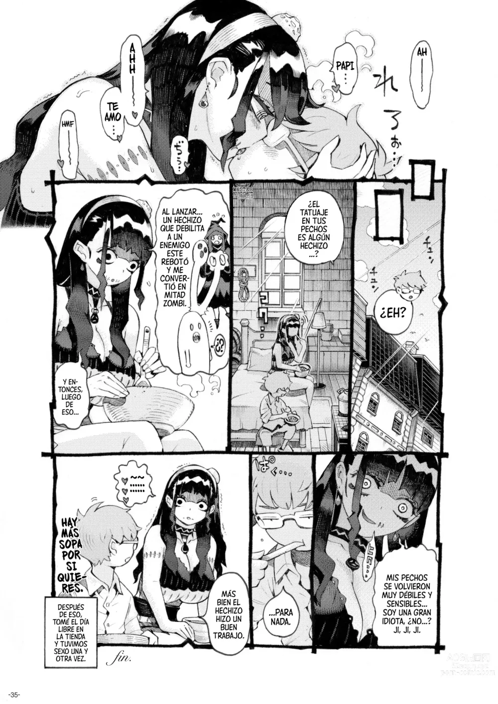 Page 34 of doujinshi La Hechicera Y Su Papi Patrocinador