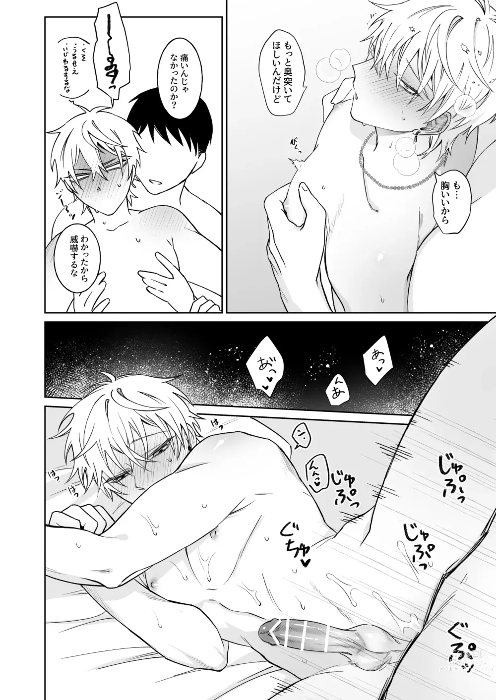 Page 42 of doujinshi Bitch-kun wa Sunao ni Narenai