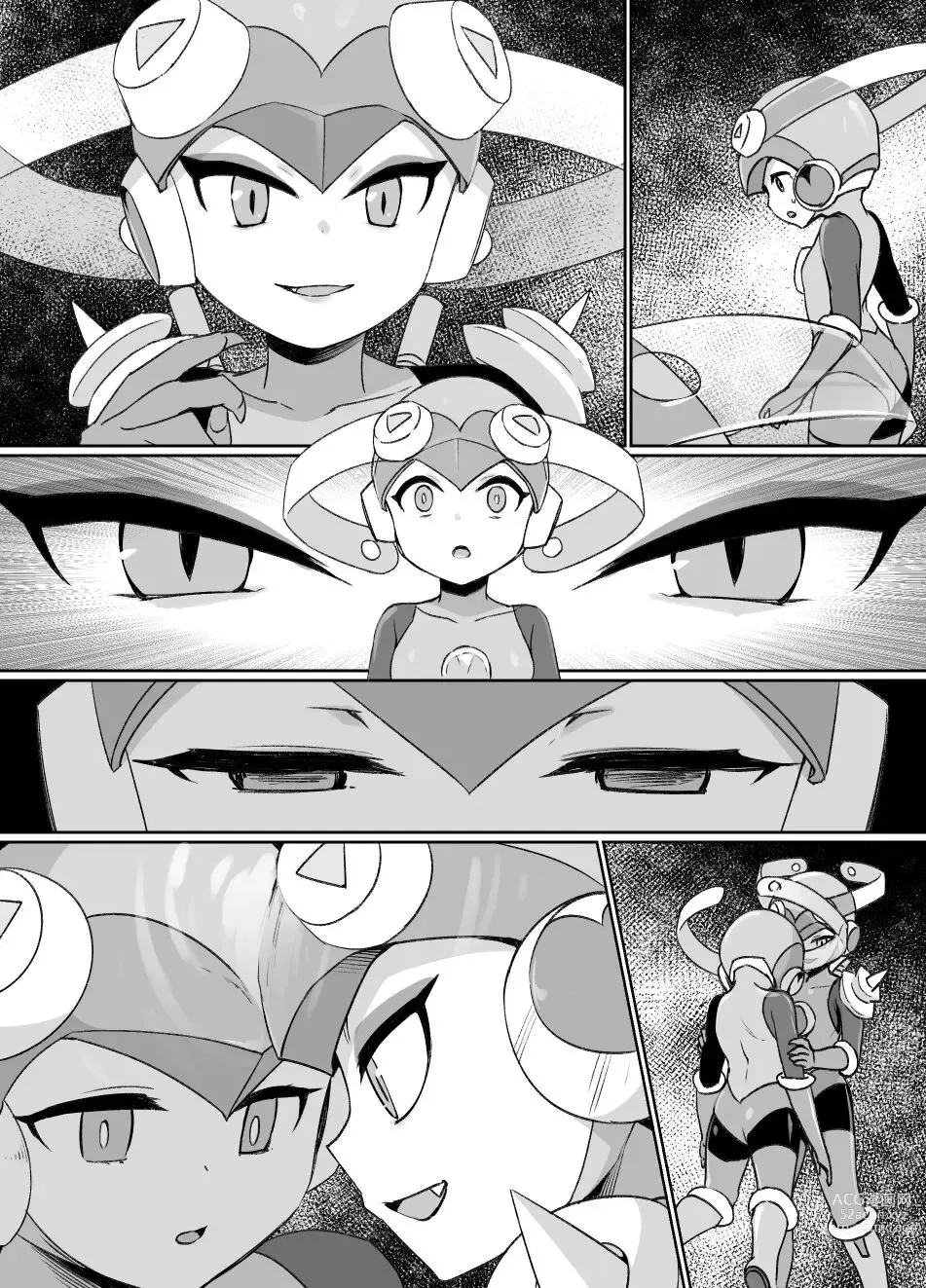 Page 5 of doujinshi Rockman.EXE Akuochi Roll Sennou Katei Scene