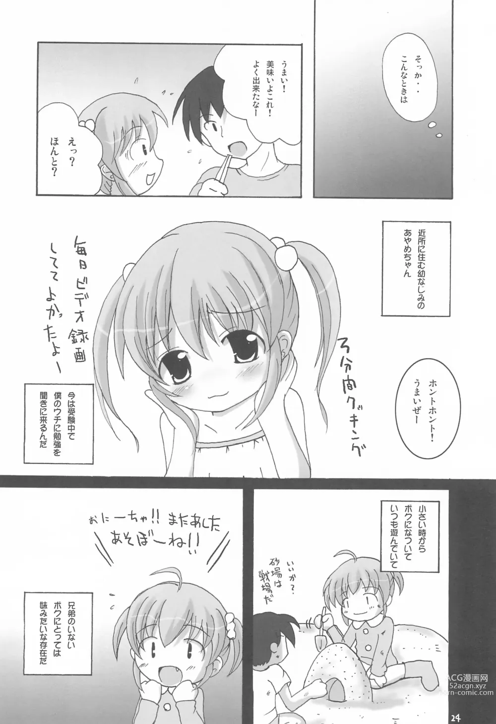 Page 24 of doujinshi Twintail na Onnanoko Hon 1.2.3.Tsumechaimashita.