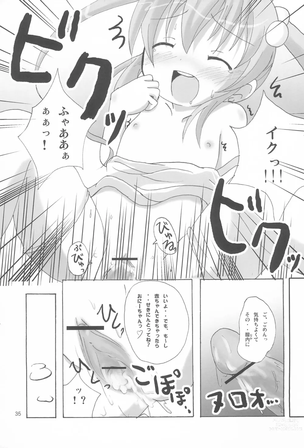 Page 35 of doujinshi Twintail na Onnanoko Hon 1.2.3.Tsumechaimashita.