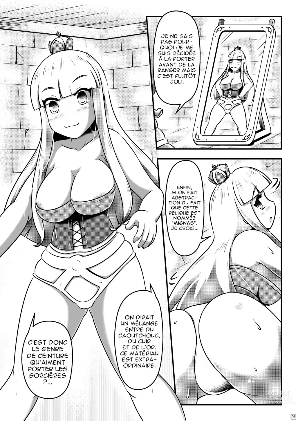 Page 5 of doujinshi Sodatsu Teisoutai o Haita Ohime-sama no Haisetsu Jijou