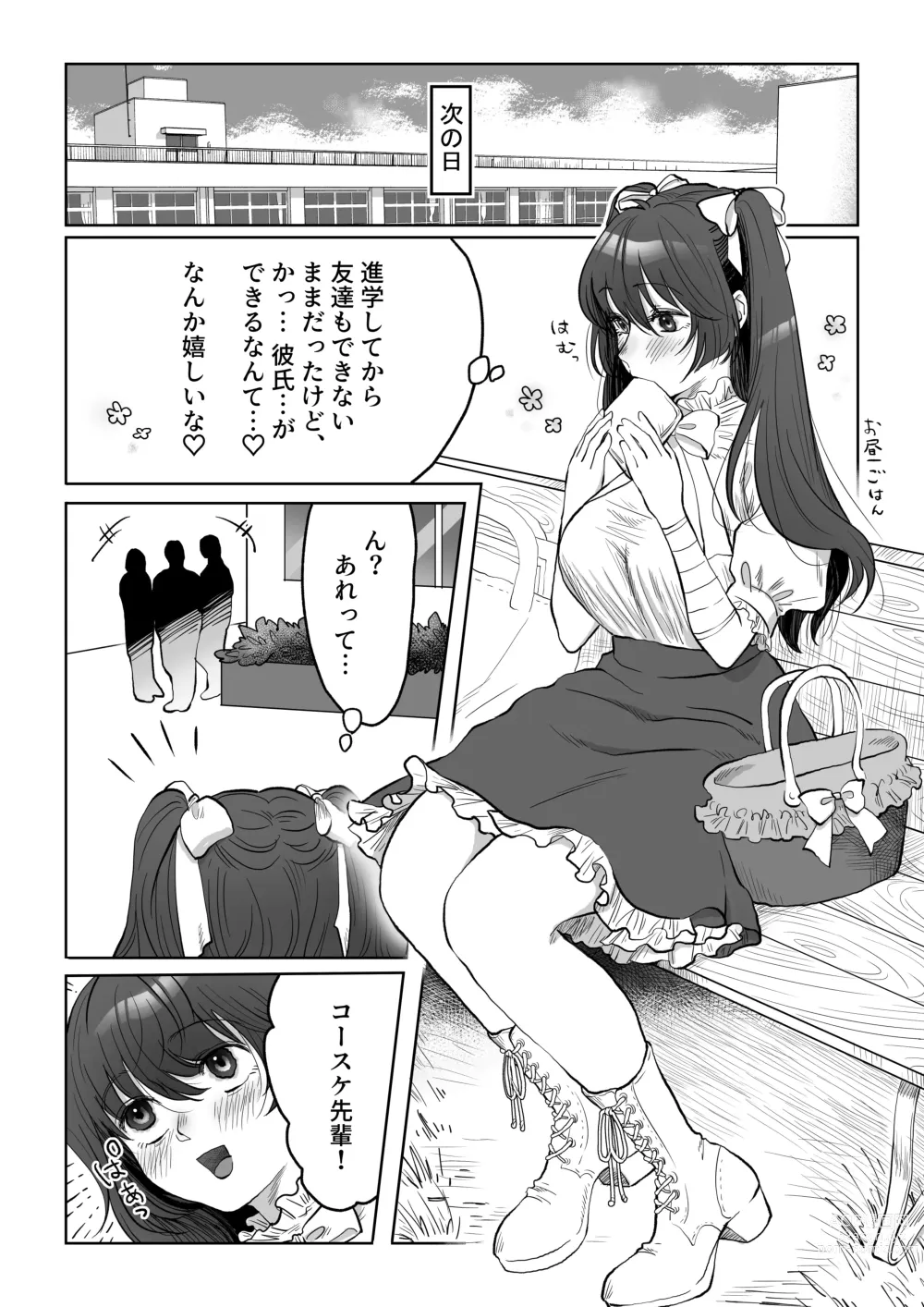 Page 22 of doujinshi Jikokoutei-kan Hikume no Goth Loli Joshi ga Otoko kara Ii you ni Tsukawarechau Hanashi