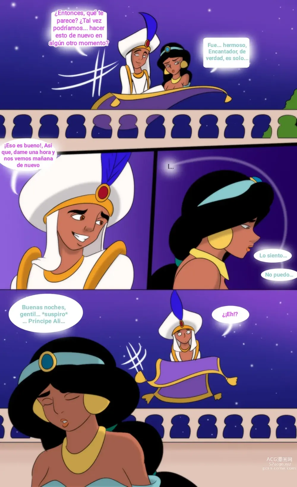 Page 2 of doujinshi Aladdin Gender Bender Español