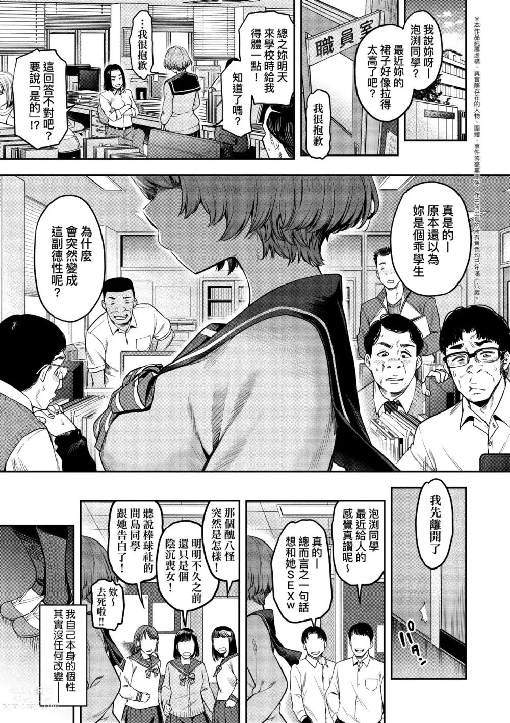 Page 8 of manga 我不過是把裙子往上捲短一點而已