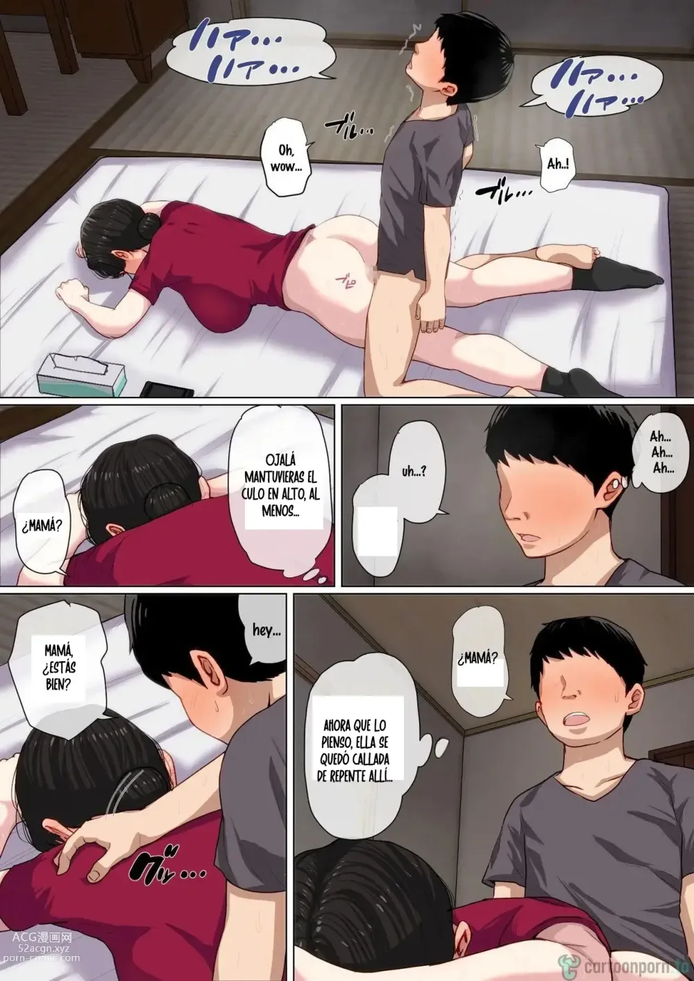 Page 42 of doujinshi Lidiando con el deseo sexual como madre todos los dias