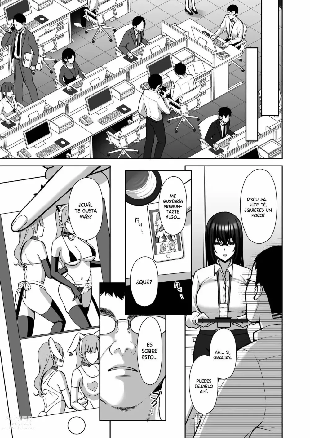 Page 34 of doujinshi An Office Lady's Behind The Scenes Masochistic Onahole Training